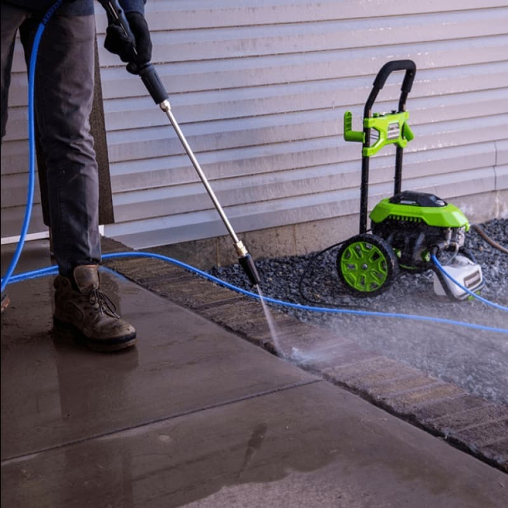 Мойка высокого давления электрическая Greenworks Арт. 5105507, 2000 Вт, 140 бар