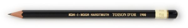 Карандаш чернографитный KOH-I-NOOR ТУАЗОН Д`ОР 1900, 7H