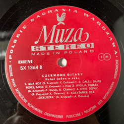 Винтажная виниловая пластинка LP Czerwone Gitary Червоны Гитары, Dzien Jeden W Roku (Польша 1976)