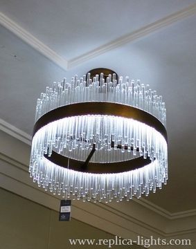 replica  LED 1 ring gold   Pendant ( Baroncelli  style )