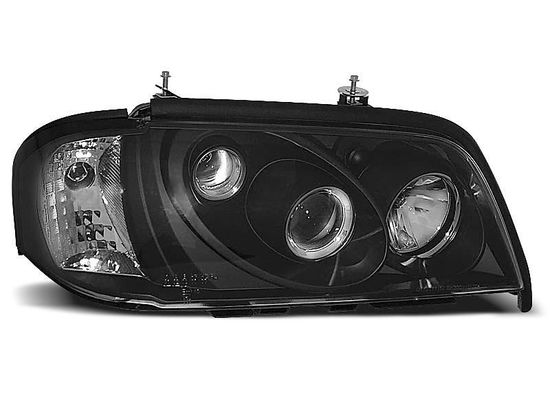 Передние фары Mercedes C W202 black