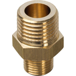 Ниппель STOUT переходной 1/4"x1/8" НР/НР