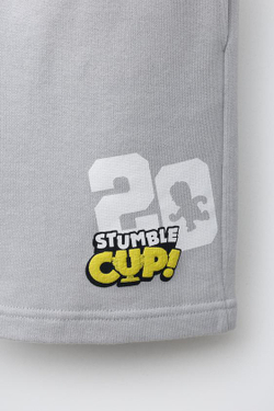 ZARA СВОБОДНЫЕ ШОРТЫ STUMBLE GUYS ™ © SCOPELY, СЕРЫЙ