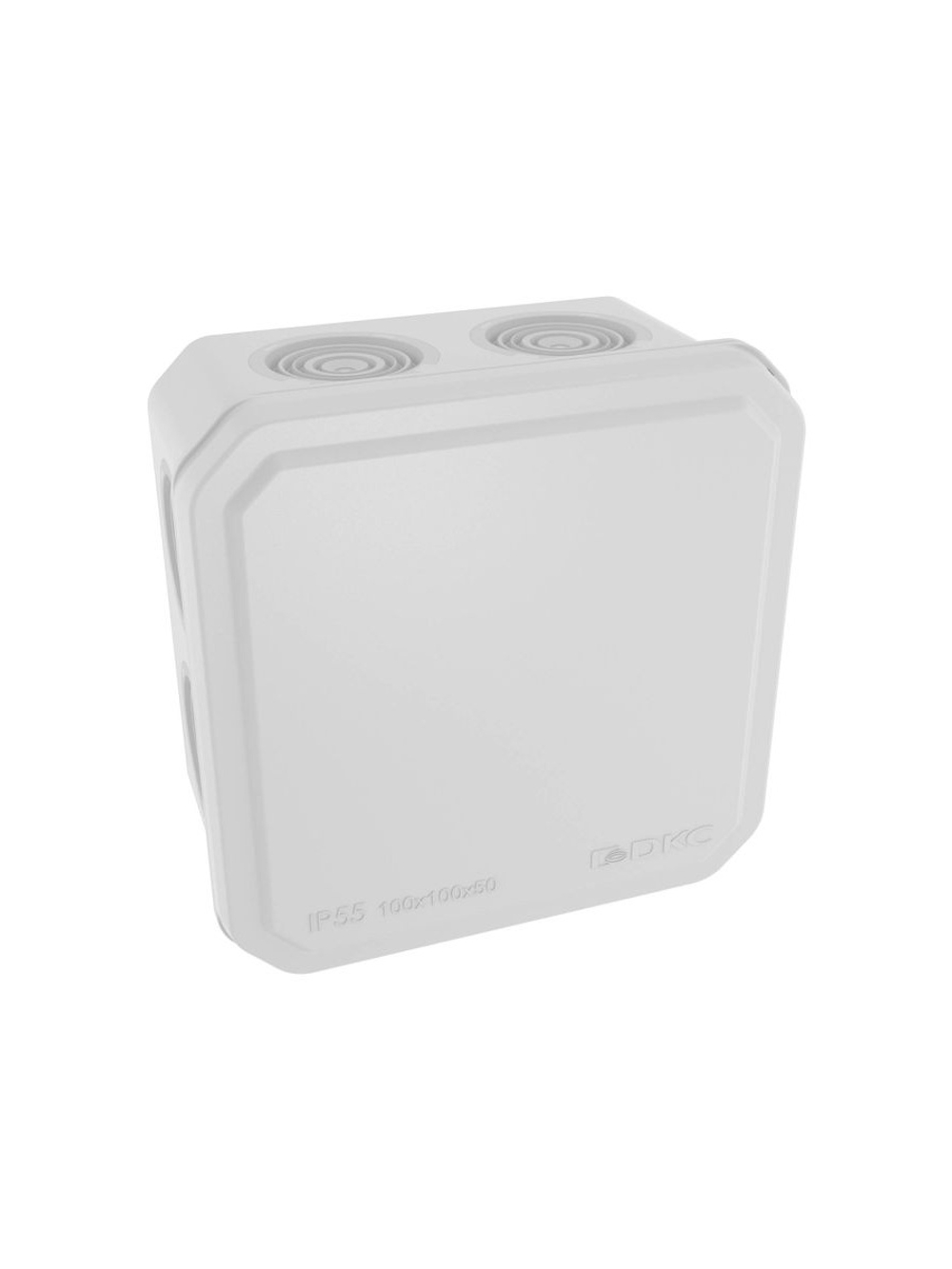Коробка ответвительная с 8+2 каб. вводами d25/20мм IP55 100х100х50мм DKC 53800