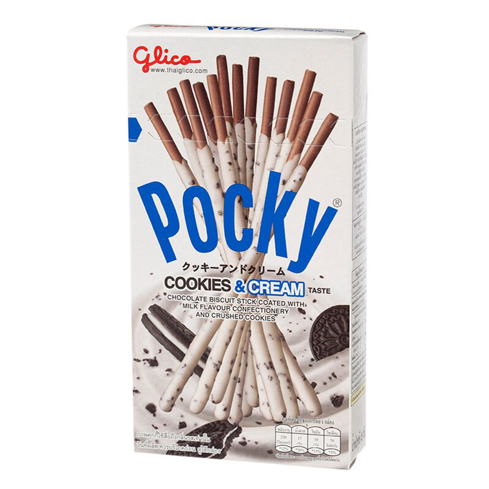 Покки соломка в шок.глазури Cookies&Cream 40гр(10)