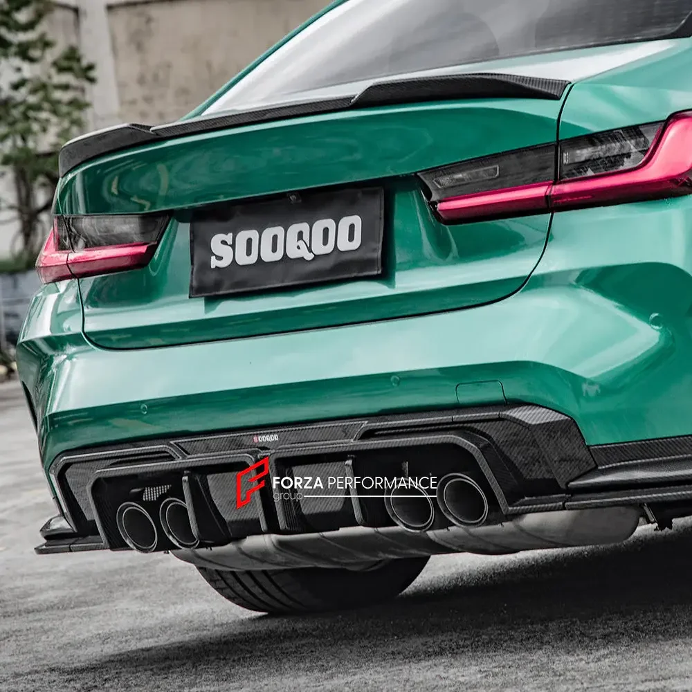 Карбоновый диффузор заднего бампера для BMW M4 G82/G83 2021+ БМВ