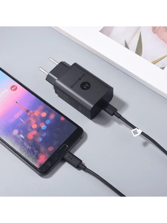 Зарядное устройство для Motorola 45W Блок питания с кабелем 3А