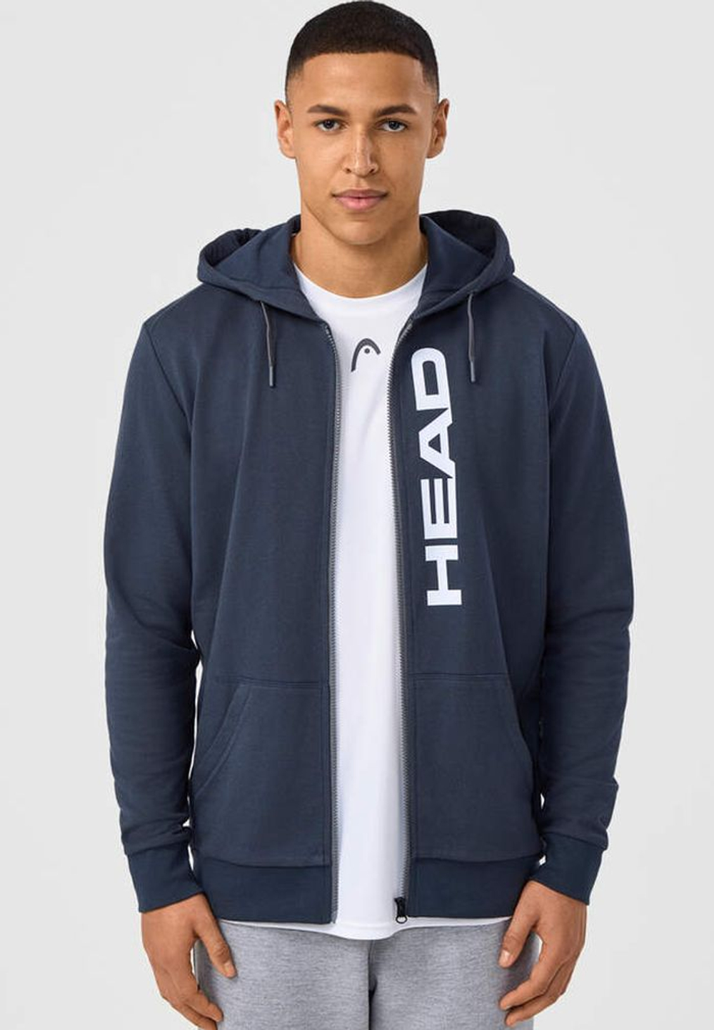 Мужская теннисная толстовка Head Club Original Hoodie FZ
