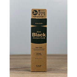 CKD Шампунь оттеночный увлажняющий для темных волос - Amino biotin quick black shampoo plus, 150г