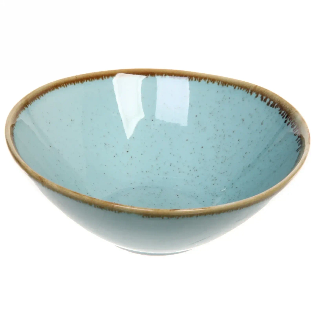 Салатник керамический «Tiffany Blue» 13,5*13,5*5см
