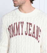 свитер collegiate Tommy Jeans - кремовый (DM0DM15070)