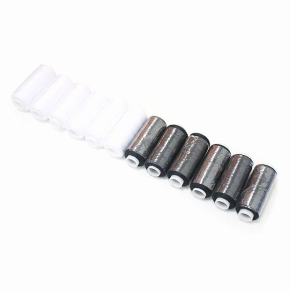 Нитки универсальные Veritas 40/2, 200 м / 12 кат., белый/черный №4