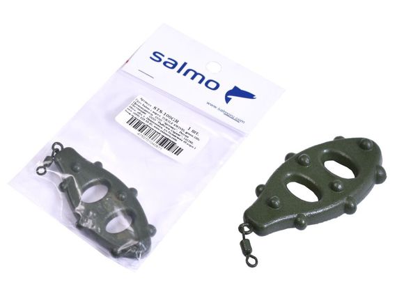 Груз Salmo с вертл. TURTLE SWIVEL green 100г