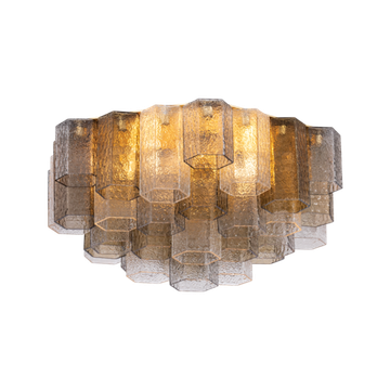 Corbett Helsinki Semi Flush, 66 cm, Vintage Gold Leaf
