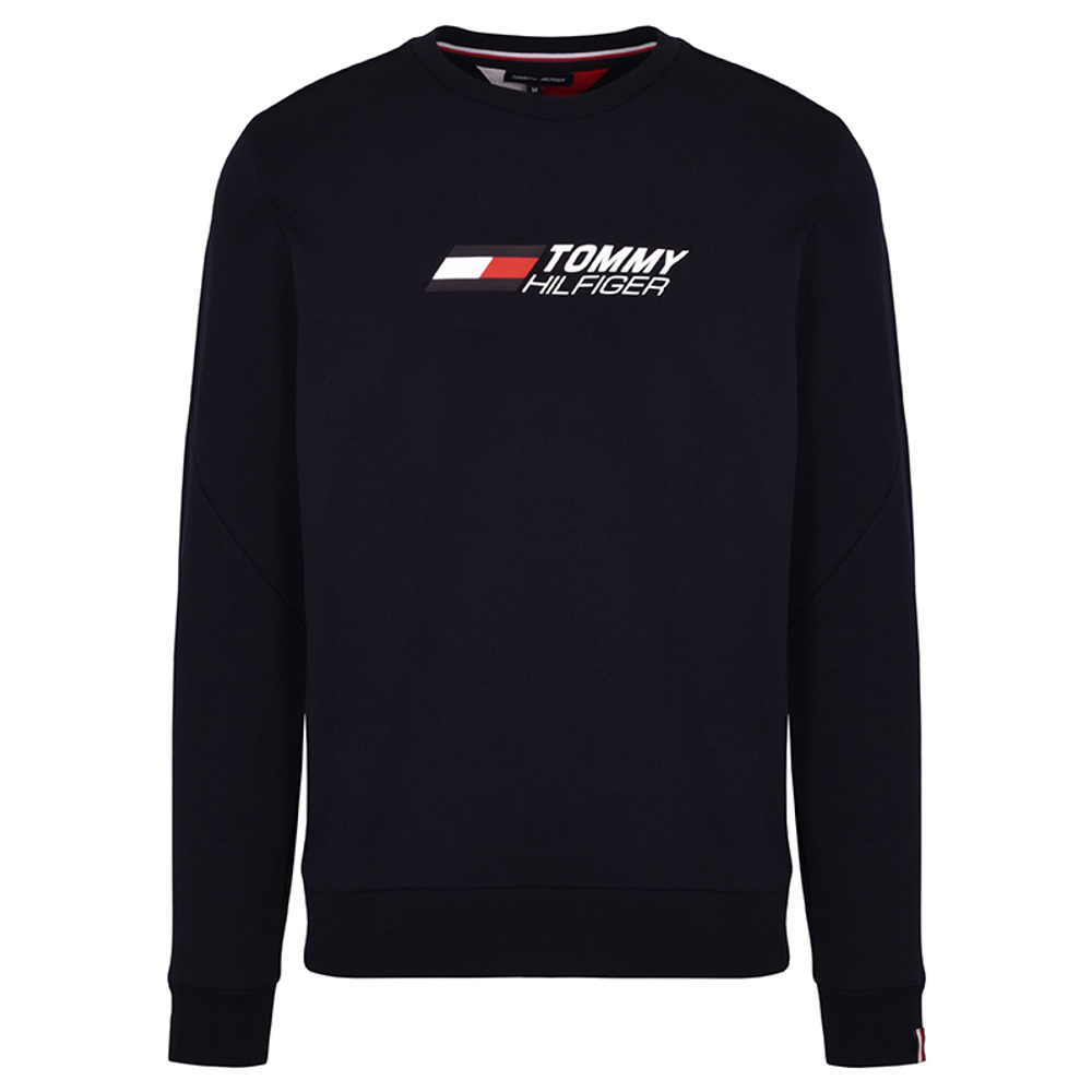 Мужская теннисная кофта Tommy Hilfiger Essential Crew - desert sky