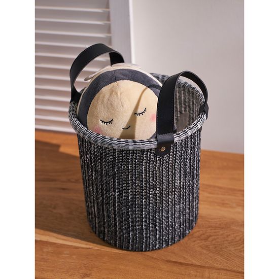 Корзина для хранения sustainable collection, D22х23 см, черная
