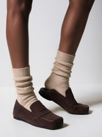 loafer croco mocha