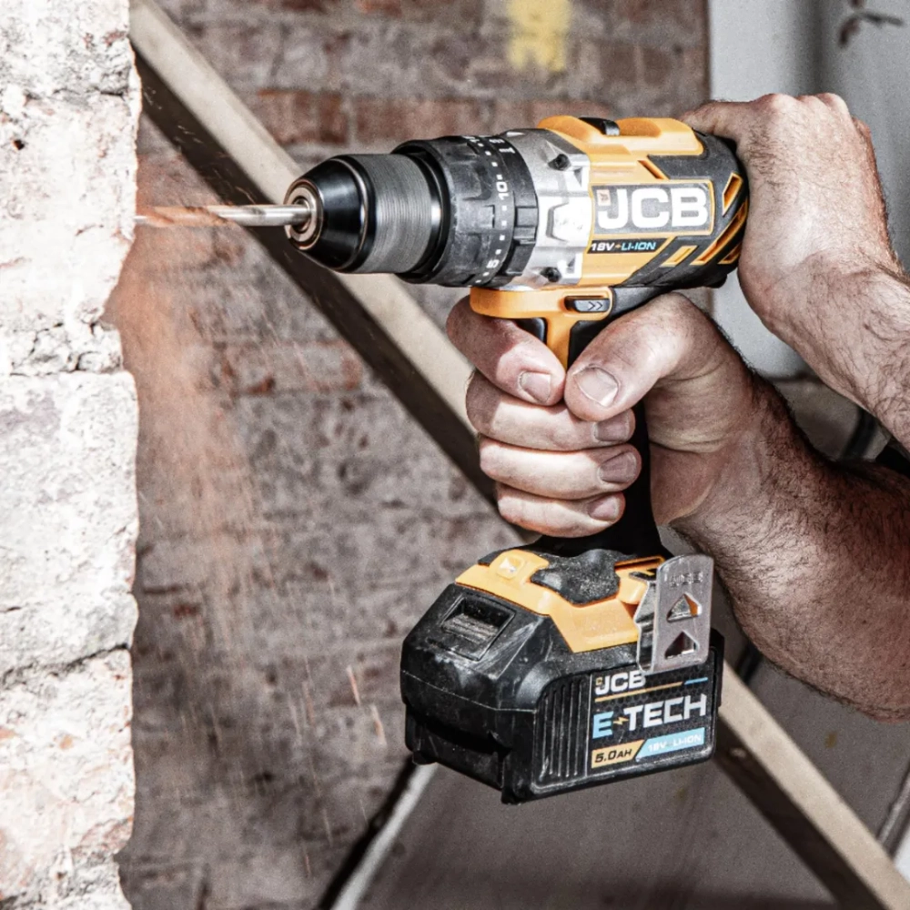 Дрель-шуруповерт аккумуляторная 18V, max 45Nm, без аккумулятора JCB JCB-18CD-B-E