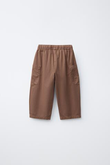 ZARA X PUKAS БРЮКИ КАРГО PUKAS SURF, КОРИЧНЕВЫЙ