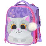 Ранец Berlingo Expert Cute cat 37х28х16см, 2 отд., с анатомической спинкой