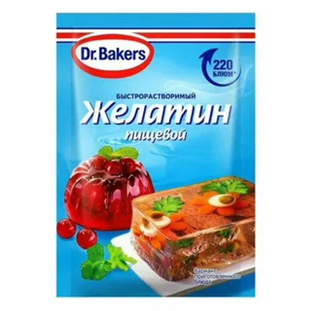 DR BAKERS желатин пищевой 10г.
