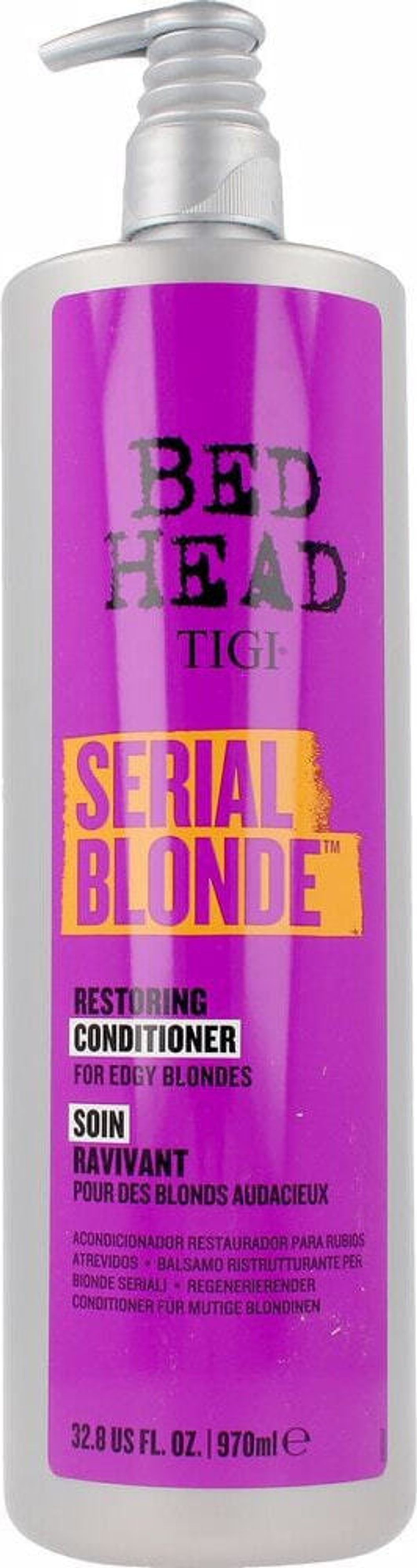 Восстанавливающий кондиционер для блондинок TIGI Bed Head Serial Blonde Restoring Conditioner 970 мл