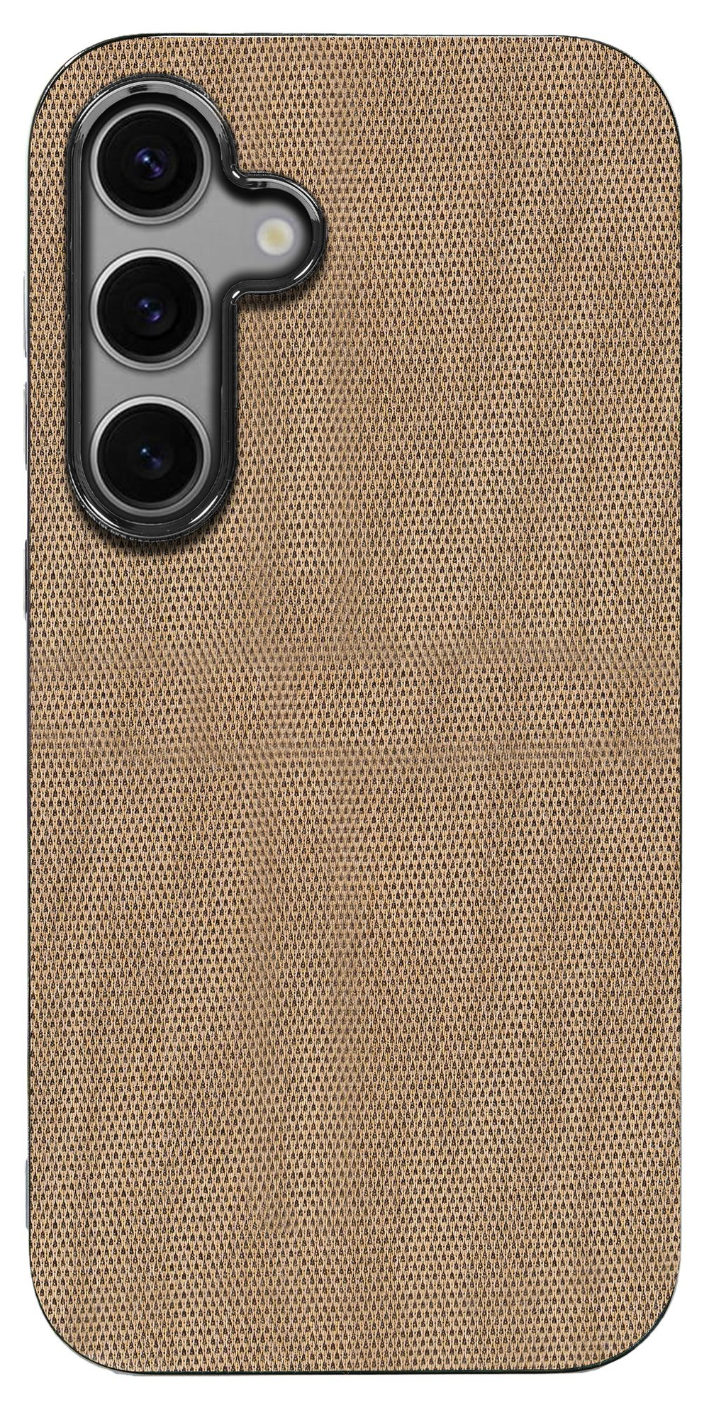 Дизайнерский чехол для SAMSUNG S24 (не ULTRA,PLUS,FE) с мягкой тканевой поверхностью