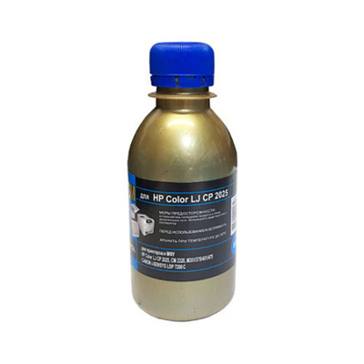 Тонер для HP Color LJ CP 2025/CM 2320 (80гр, голубой, glossy, Chemical MKI) Gold ATM