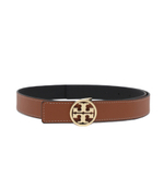 двухсторонний кожаный ремень 1" miller TORY BURCH - черный(138935)