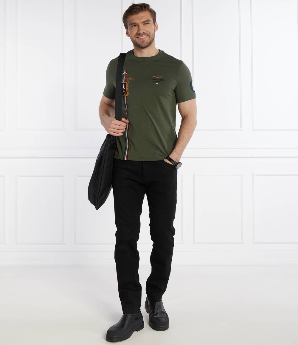 Футболка Aeronautica Militare - зеленый(TS2231J592)