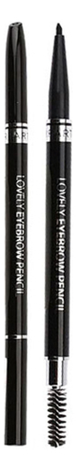 TONYMOLY Карандаш для бровей - LOVELY EYEBROW PENCIL 5-5 BLACK BROWN 0.1г
