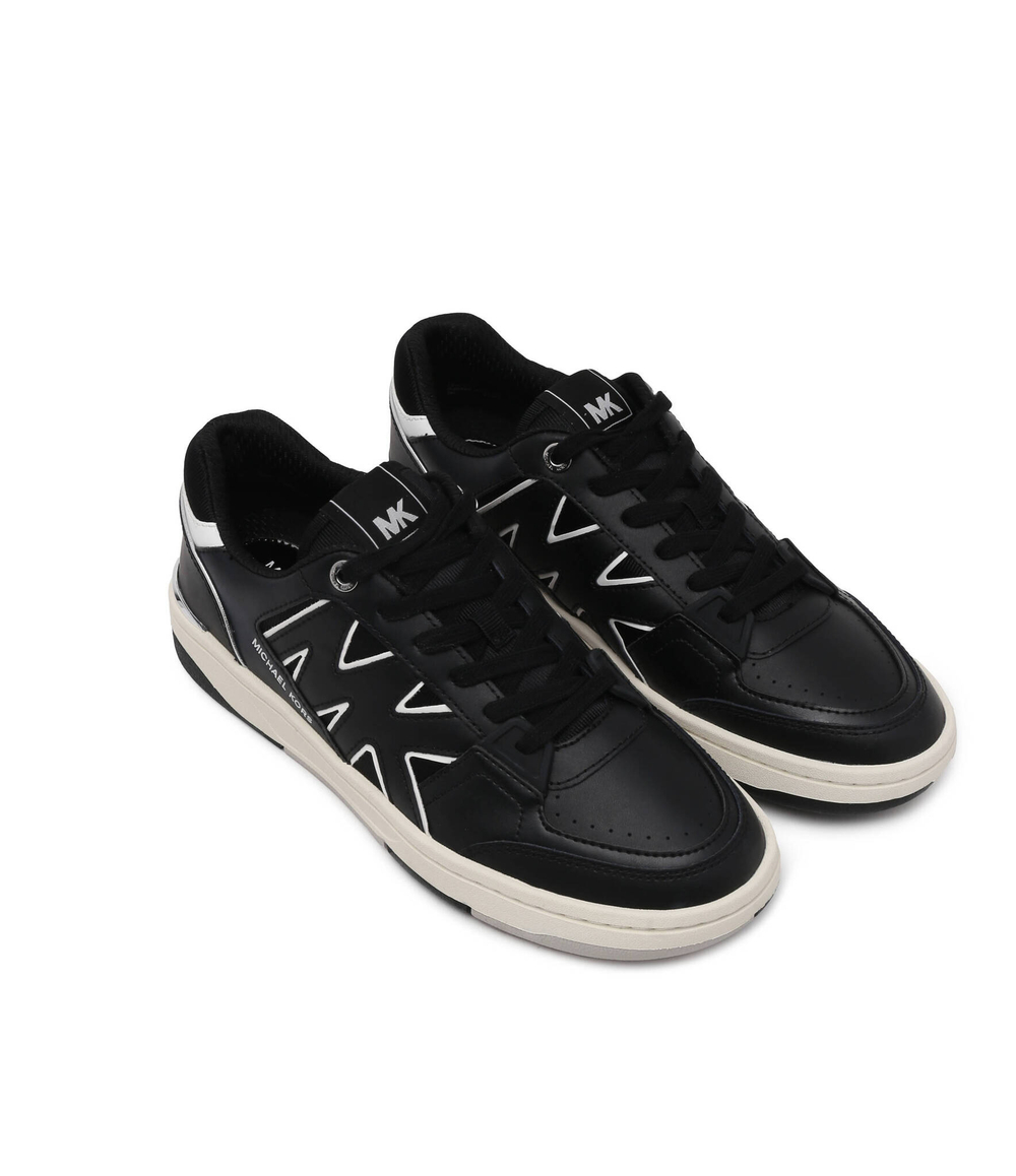 Кожаные кроссовки rebel lace up Michael Kors - черный(43S4RLFS1L)