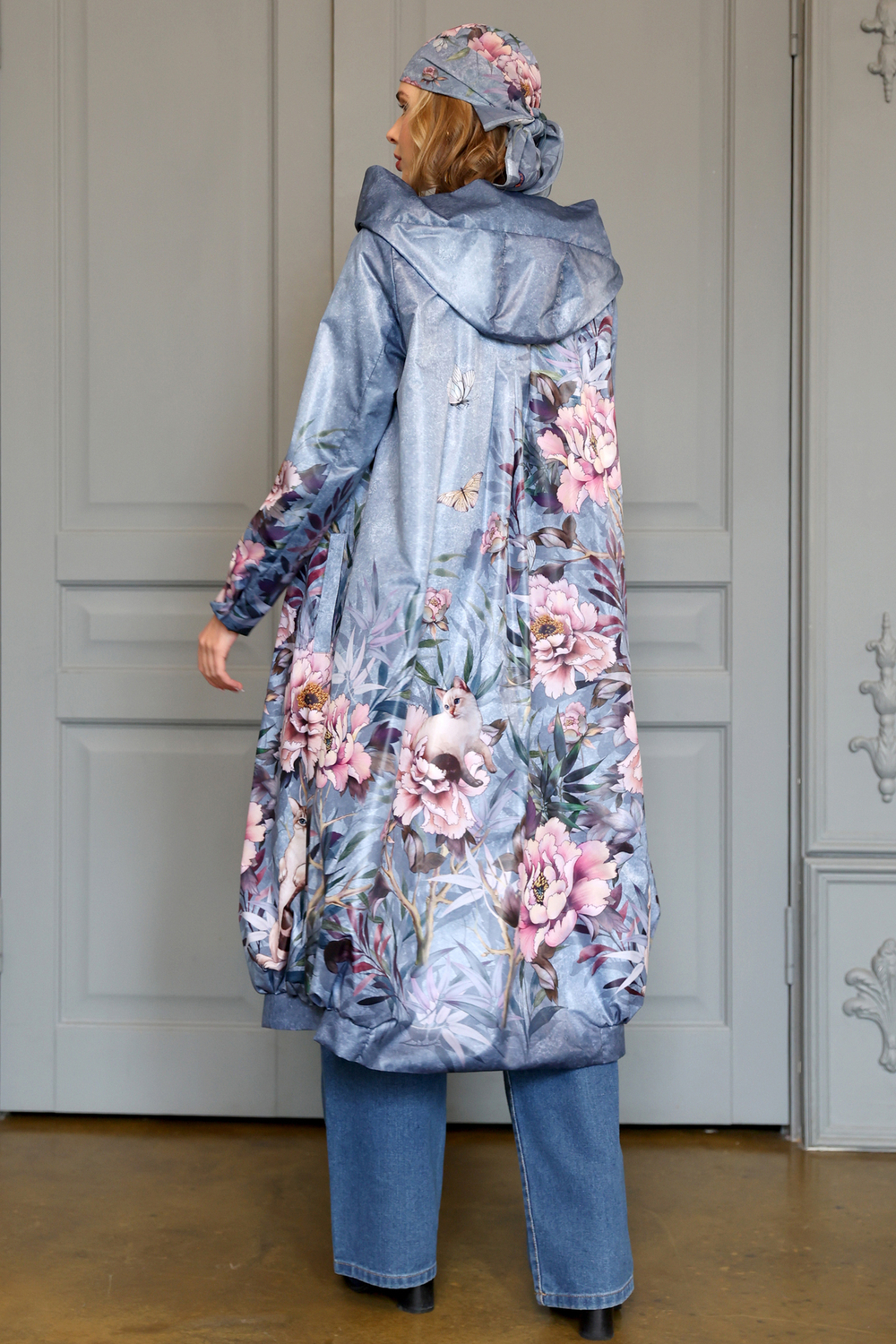 Coat "Faberge. Cheshire cat"