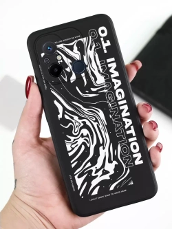 Чехол для Xiaomi Redmi 12C и Poco C55 с принтом