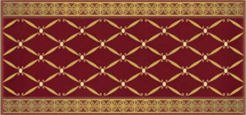 Бордюр NOBLESSE + LORD CENEFA DELIS BURDEOS GOLD
