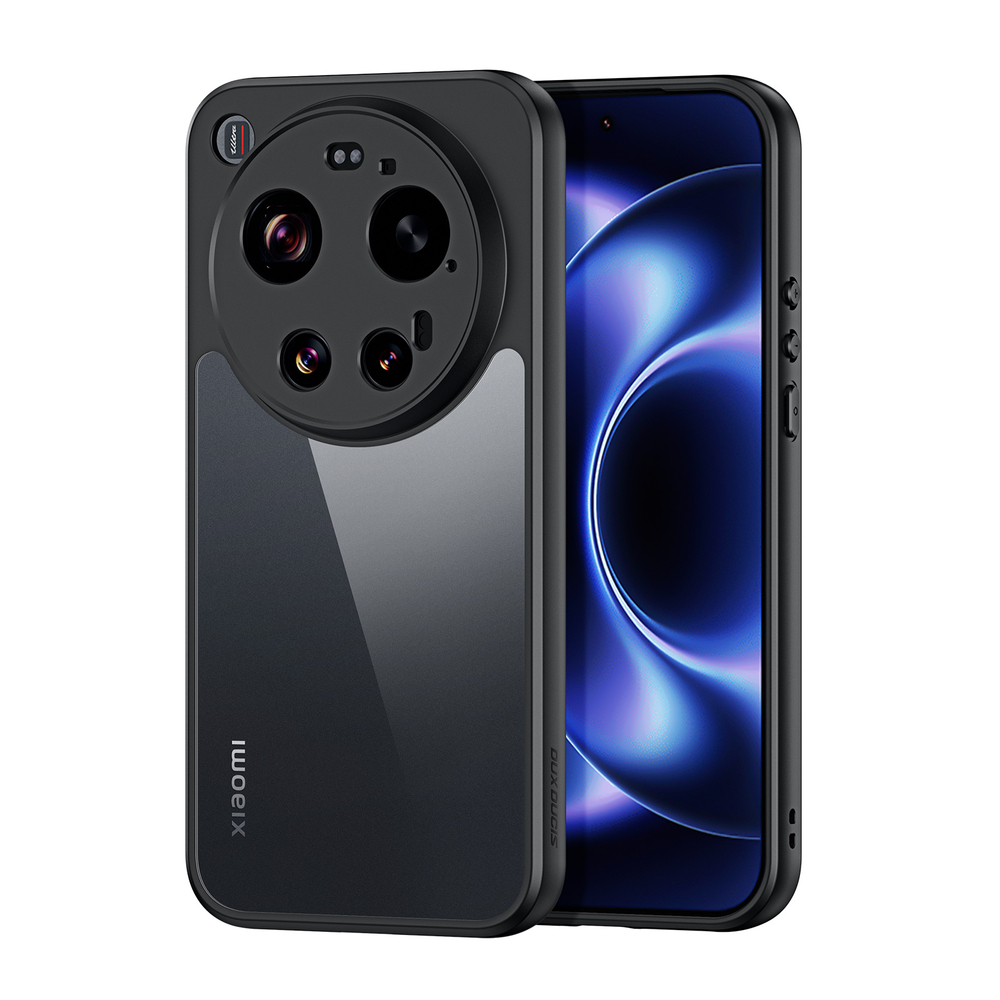 Чехол прозрачный с черными рамками для Xiaomi 17 Ultra, серия Aimo Series Case от Dux Ducis