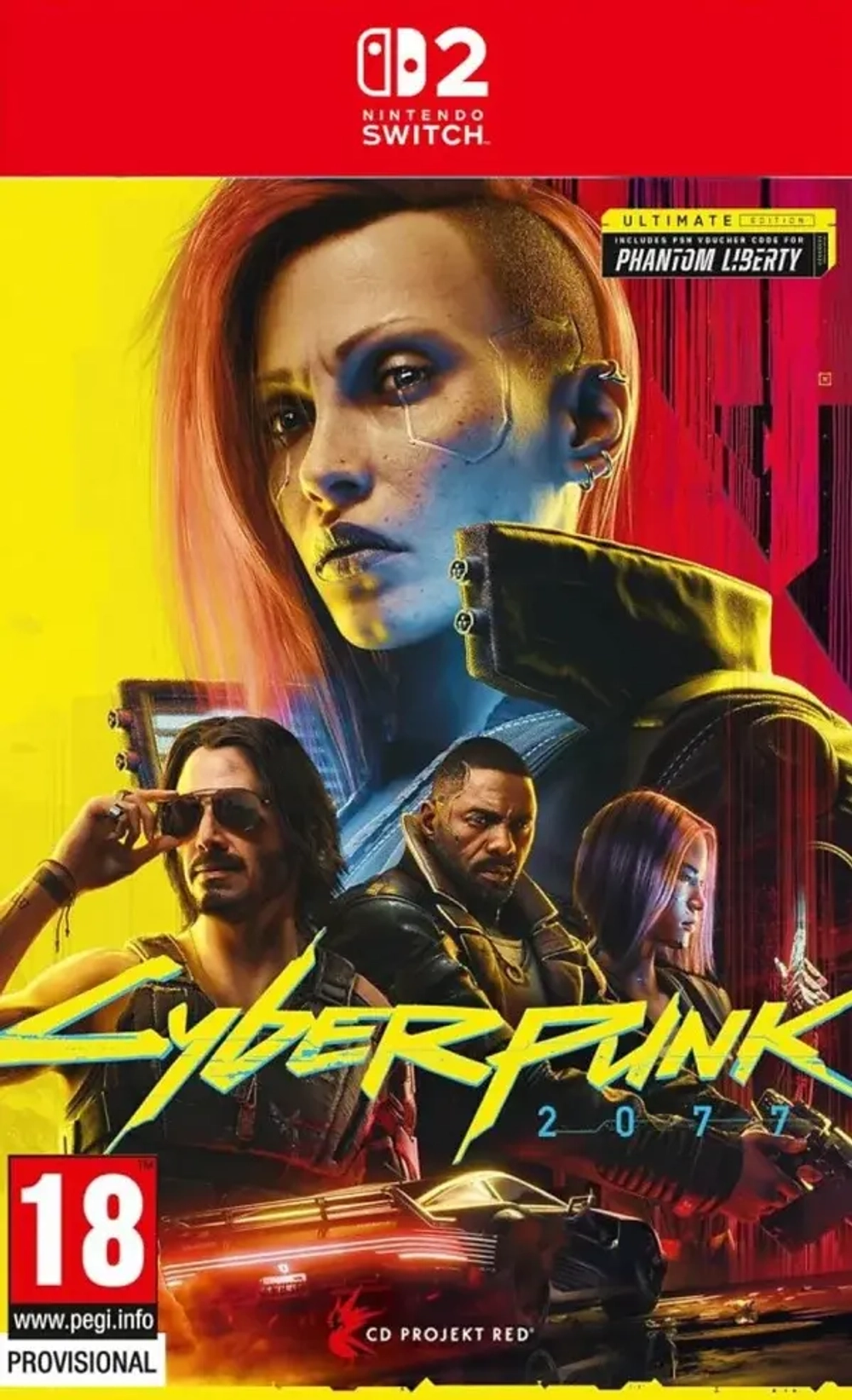 Cyberpunk 2077: Ultimate Edition (ключ-карта для Nintendo Switch 2, полностью на русском языке)