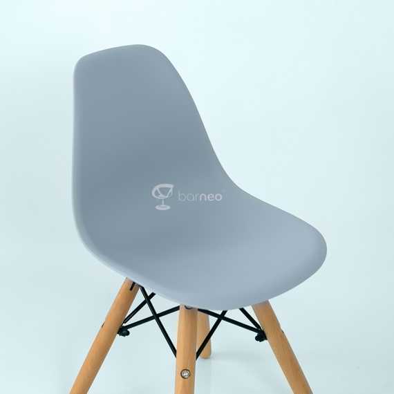 Стул детский Barneo N-1 Eames Style светло-серый