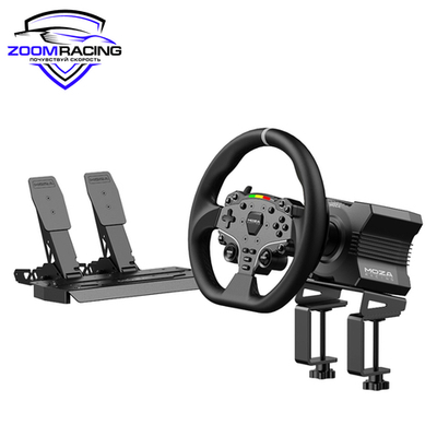 MOZA Racing R5 Bundle: руль, база, педали для симрейсинга