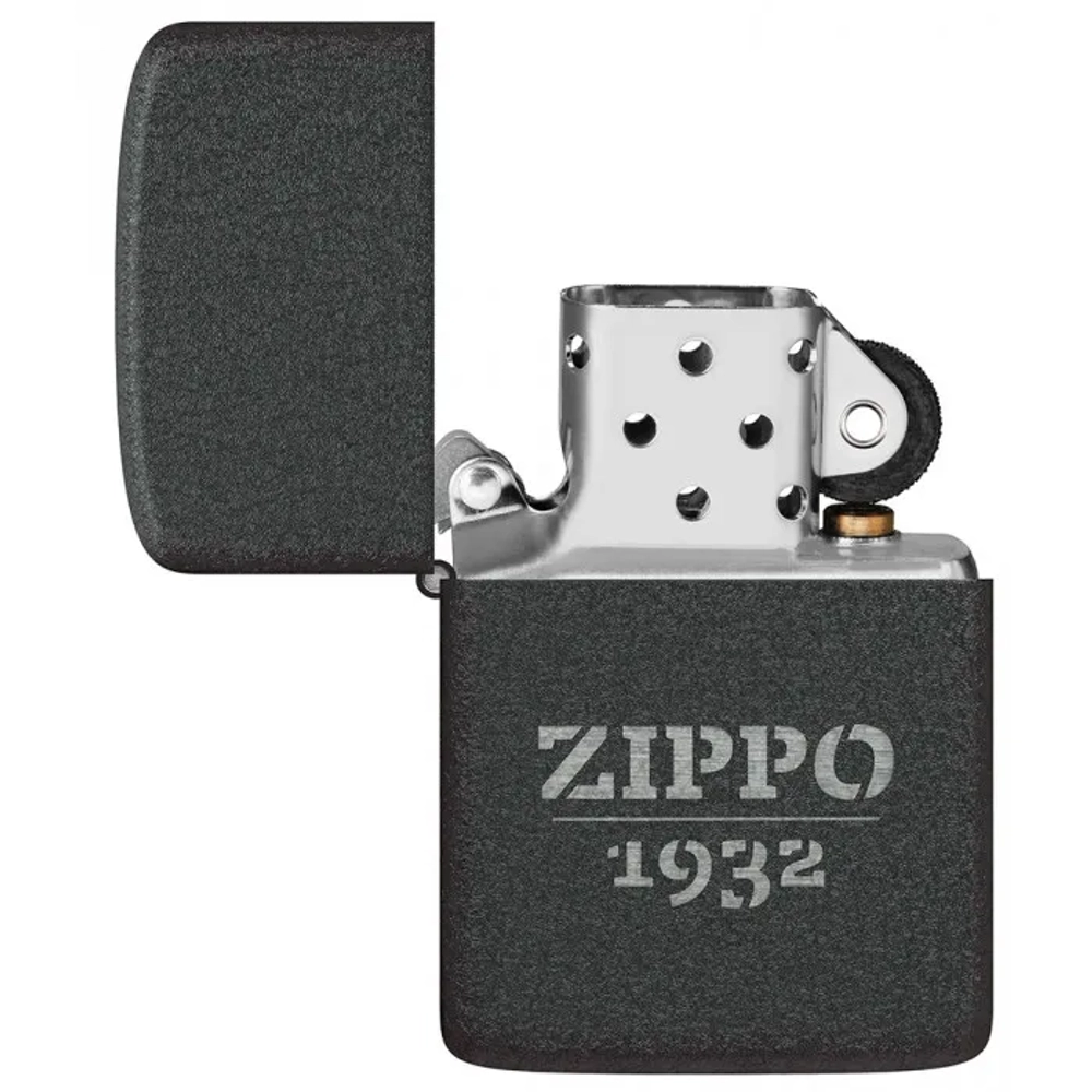 Зажигалка Zippo Black Crackle 46567