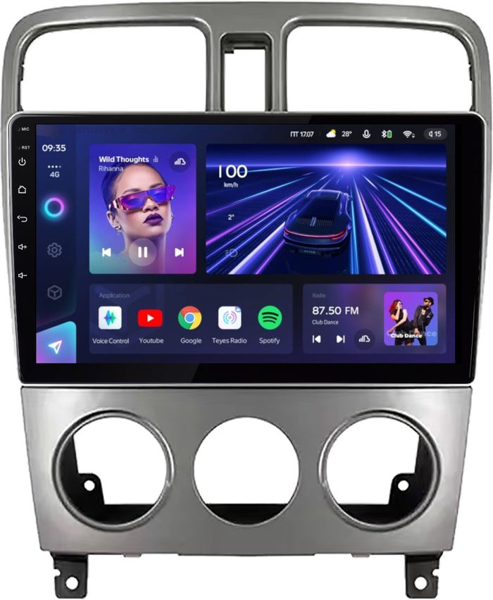 Магнитола для Subaru Forester 2 (SG5) 2002-2007 - Teyes CC3L на Android 10, CarPlay, 4G SIM-слот