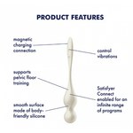 Тренажер для интимных мышц с вибрацией Satisfyer Love Birds 1 белый (Connect App)