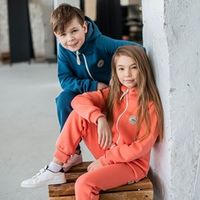 Комбинезон с клапаном и капюшоном "Персик" подростковый утепленный