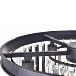 Люстра Odeon 6 black/clear