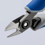 Прецизионные кусачки боковые для электроники чернёные 125 мм Knipex 79 62 125