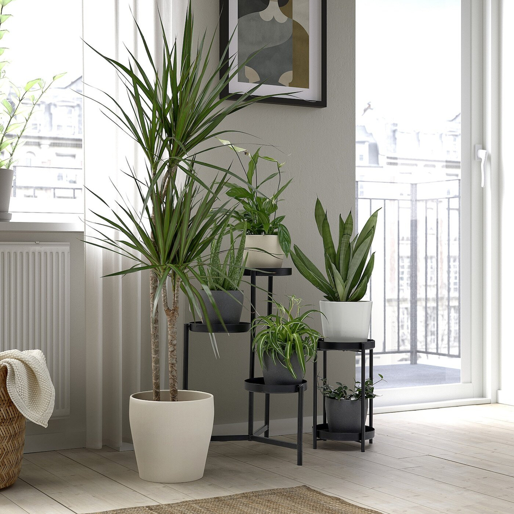 IKEA PERSILLADE  (ИКЕА ПЕРСИЛЛАДЕ)  -  Подставка для посуды, светло-бежевая, 19 см