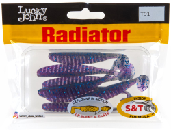 Мягкая съедобная приманка LJ Pro Series Radiator 3.0 in (75 мм), цвет T91, 7 шт, арт. 140209-T91
