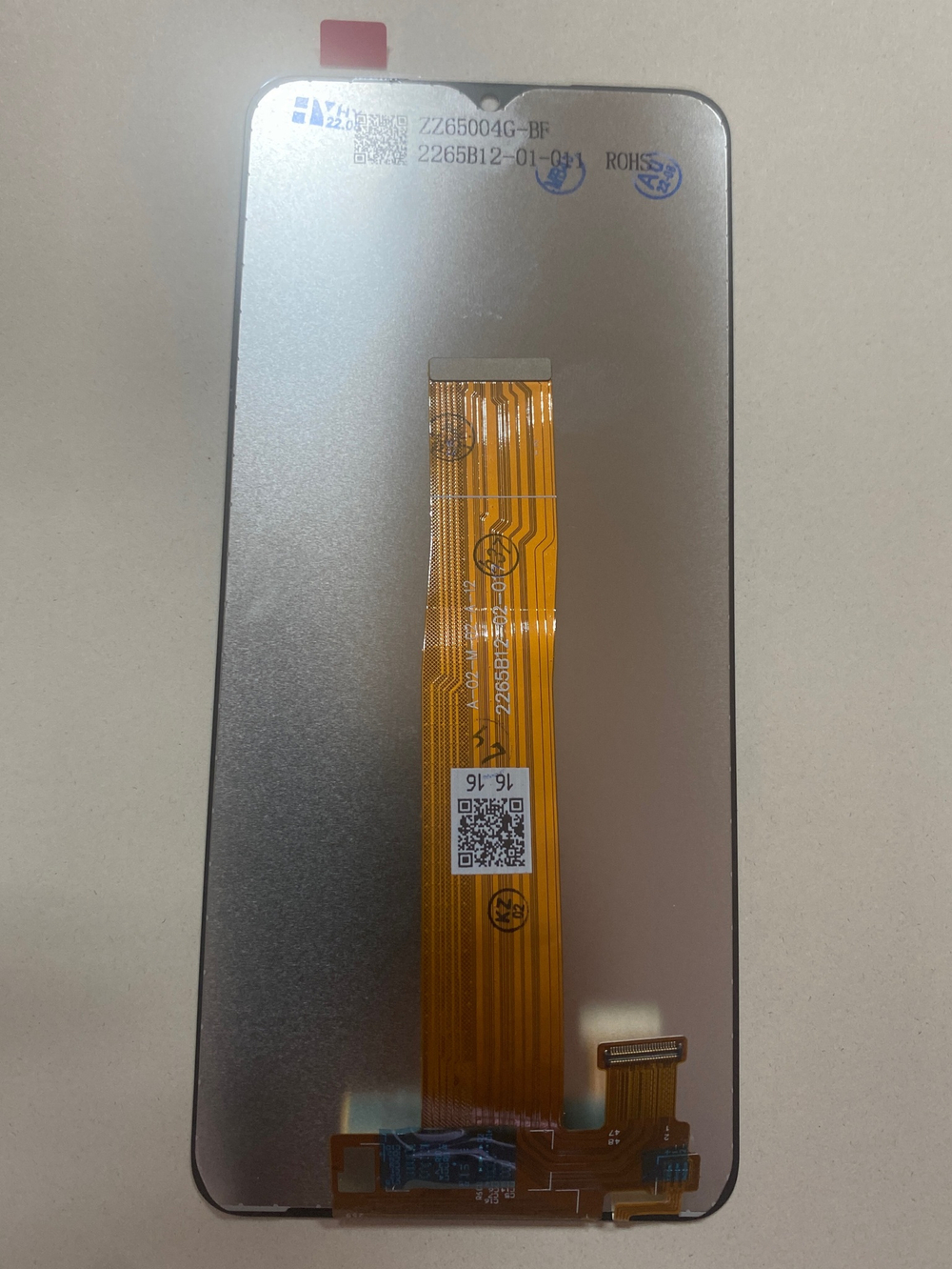 Дисплей для Samsung A127F (A12 Nacho) с тачскрином Черный - Оптима