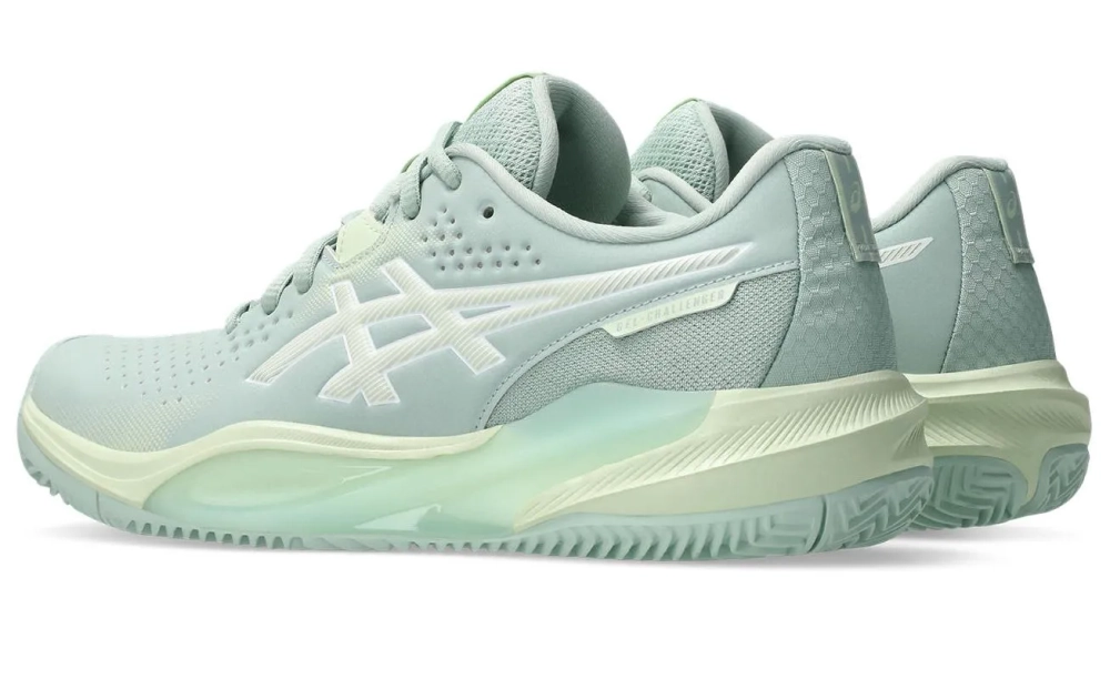 Женские теннисные кроссовки Asics Gel-Challenger 15 Clay - lichen rock/whisper green