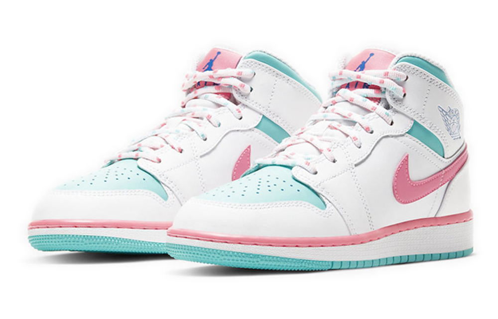 Jordan 1 Mid GS Digital Pink